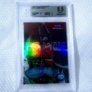 Lamar Odom 1999-00 Fleer Mystique #101 1750/2999 BGS 9 Rookie RC Rare